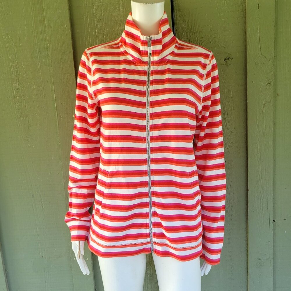 NWT TOMMY BAHAMA Alani Terry Red Striped Jacket S